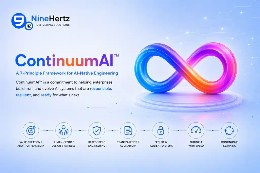 The NineHertz Introduces ContinuumAI™: A 7-Principle Framework for AI-Native Engineering that Helps Enterprises Build, Run, and Evolve
